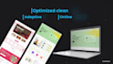 design landing page , figma website , website mockup