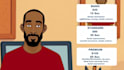 create 2d cartoon character animation of yourself or mascot