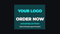 create a clean and simple logo animation