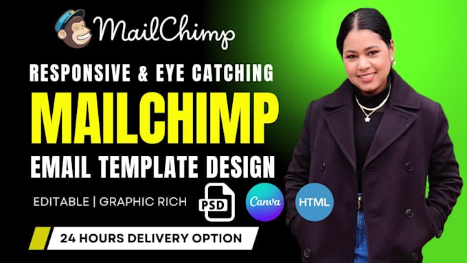 design responsive mailchimp email template newsletter