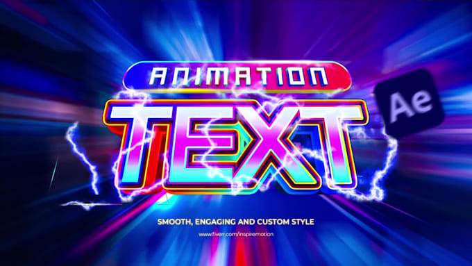 create kinetic, modern text animation for your video