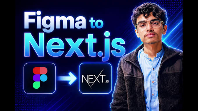 convert figma to next js and react as frontend developer