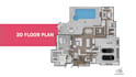 design 3d floor plan render, model in interior architecture