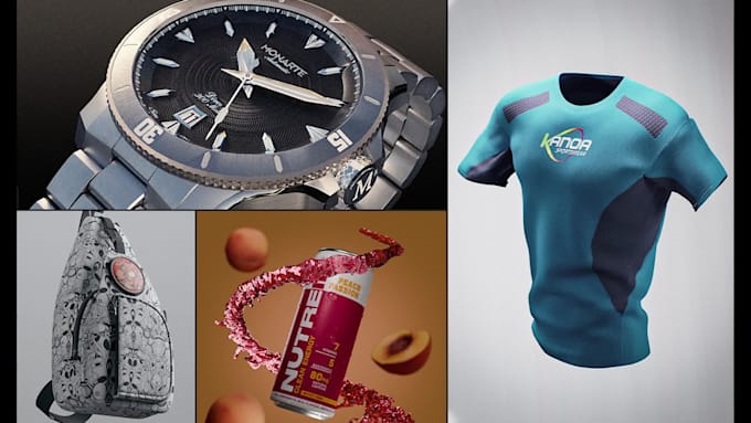 make amazon product 3d renders and ecommerce listing images