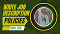 create job description hr policies forms and offer letters