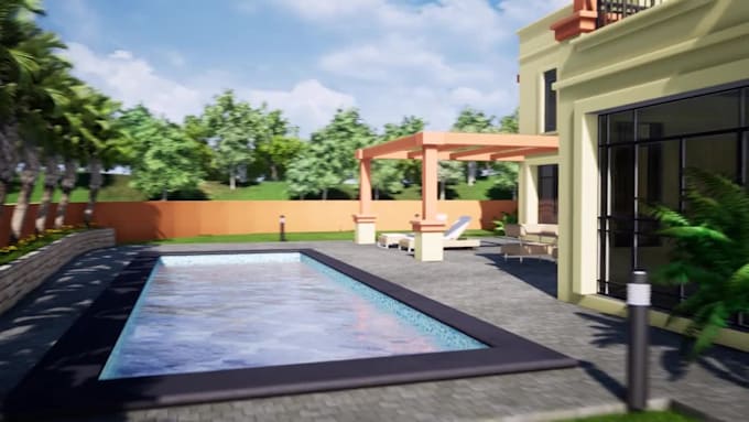 create architectural animation for exterior and interior using lumion