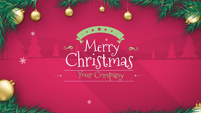 make happy holiday christmas greetings video
