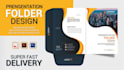 design professional and modern presentation folder