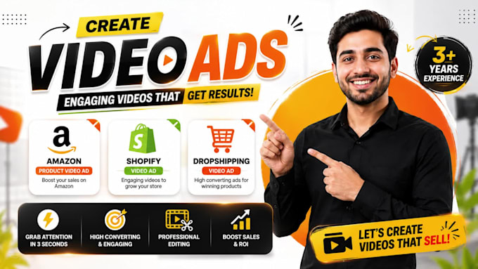 Create video ad for amazon product, dropshipping, shopify video ad by ...
