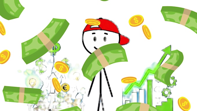 create animate monetizable 2d stick figure, ai stickman animation storytelling