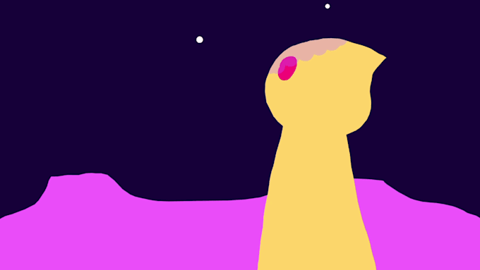 create an artistic music video with animation