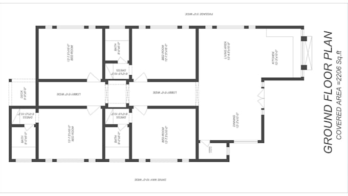 do architectural floor plans, permits and blueprint drawings into autocad
