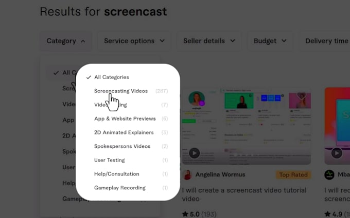 create a high quality screencast tutorial video with voice over 24 hours