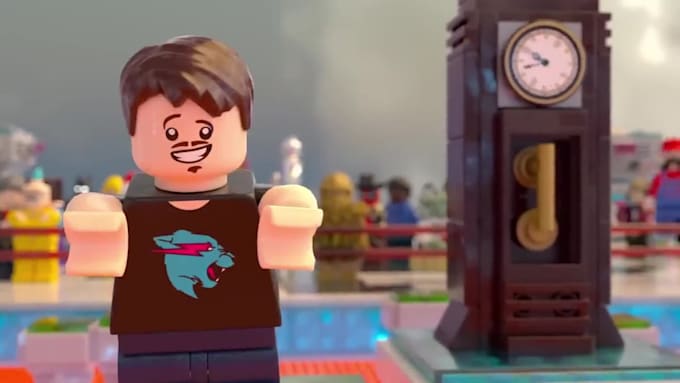 create custom 3d lego character, 3d lego animation, 3d brick video, stop motion