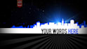 make an urban skyline intro for you