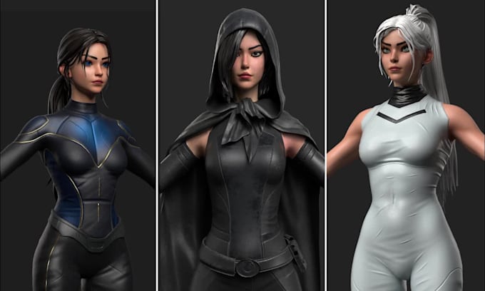 do retopology, uv unwrap for any 3d characters
