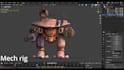 rig your 3d weapon, robotic characters and machine mechanism
