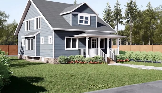 create a photorealistic 3d architectural animation