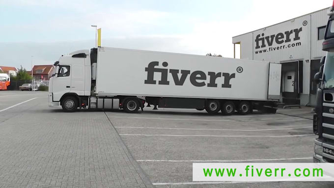 create logistics, trucking, and  warehouse promo video ads