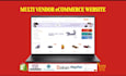 create a ecommerce multi vendor marketplace website