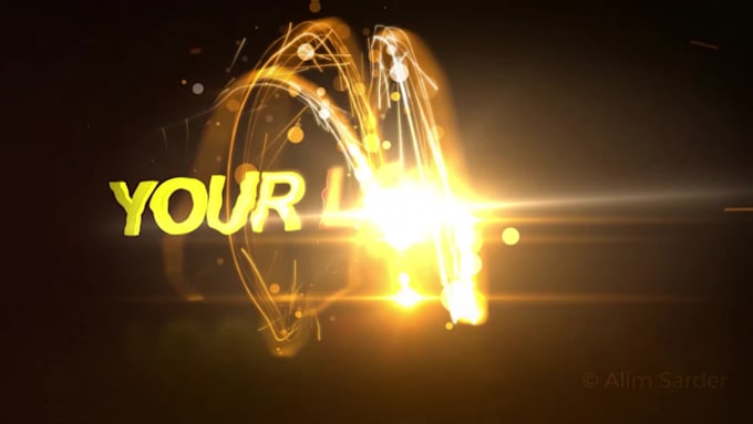 create 3d animated logo intro video for your brand in 4k