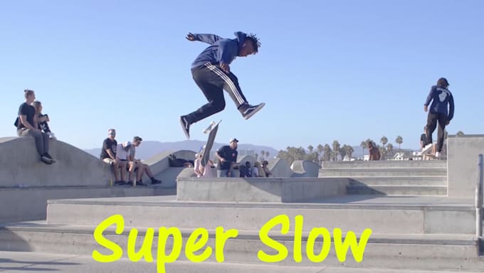 do cinematic slow motion and fast motion in your clips