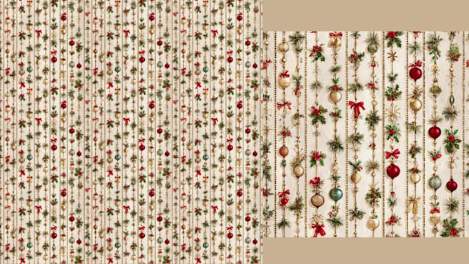 design elegant seamless christmas patterns