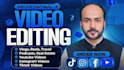 do cinematic youtube, vlog, wedding and social media reels video editing