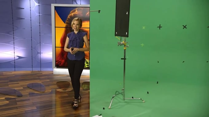 remove background from video, rotoscoping, chroma keying, green screen