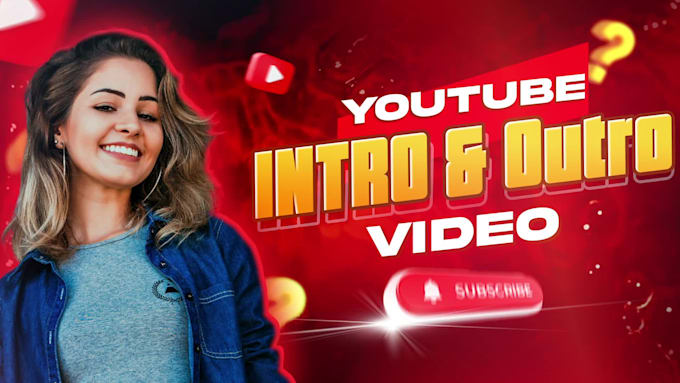 create youtube intro video trailer or outro in 4k quality