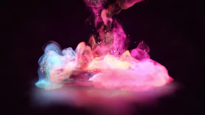 create amazing smoke logo intro video animation