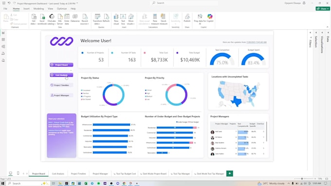 create power bi reports  that is interactive