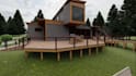 design architecture house plan with autocad