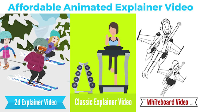 create 2d animated explainer video or sales video