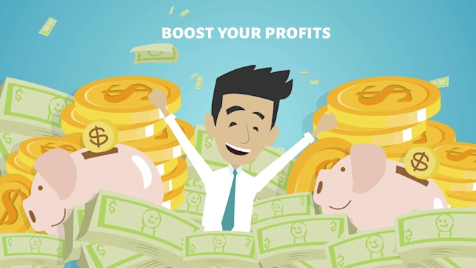 create 2d animated explainer video or marketing sales video