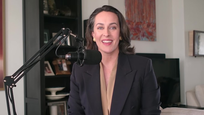 create believable female podcast ugc spokesperson ad