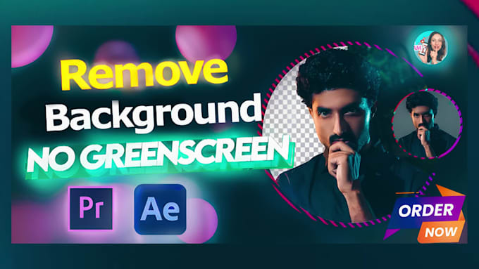 do rotoscoping, keying chroma and remove background from video