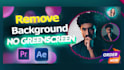 do rotoscoping, keying chroma and remove background from video