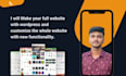customize wordpress website or wordpress theme customization