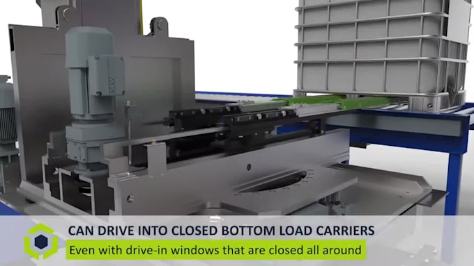 do 3d industrial animation warehouse robotics animation robotic picking system