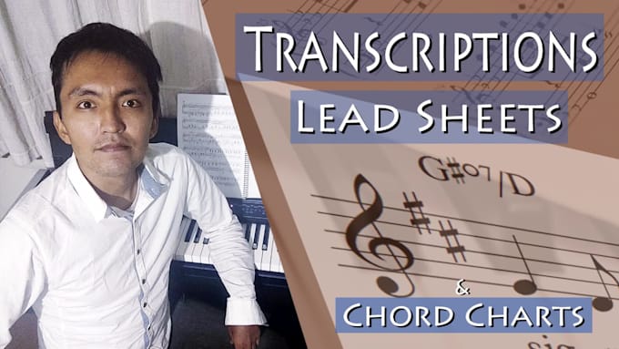 turn audio into sheet music, lead sheets or chord charts