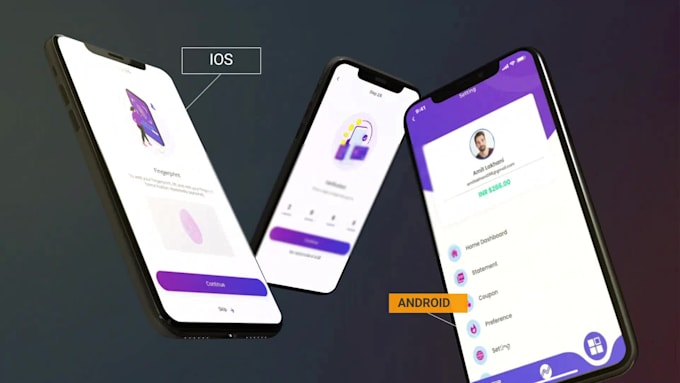 create android and ios using flutter