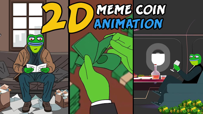 craft meme coin 2d animations videos