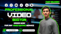 do creative youtube video editing within 24 hour