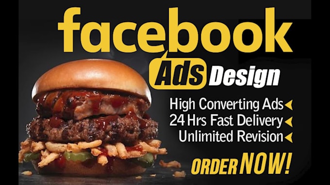 design premium facebook ads designs for meta