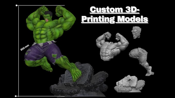 create character, miniature, toy or 3d model for 3d printing