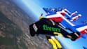 promote your logo and website in flying jet skydive video