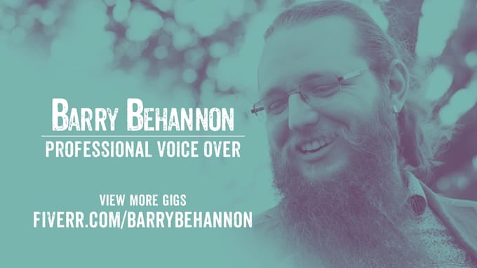 create a high quality american male voice over