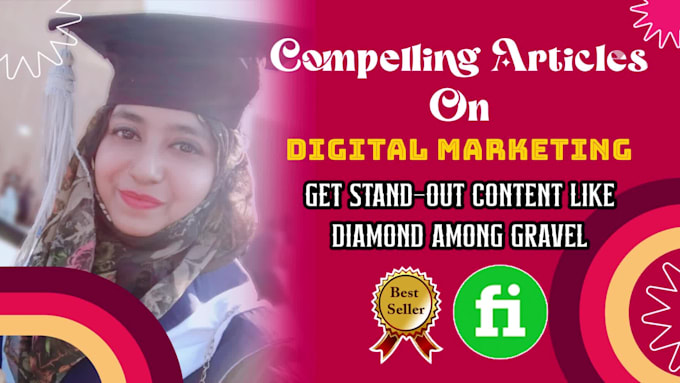 write SEO optimized compelling articles on digital marketing
