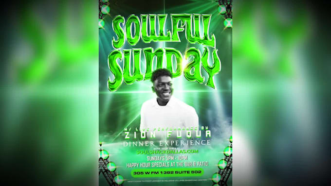 design and animate your party flyer and poster